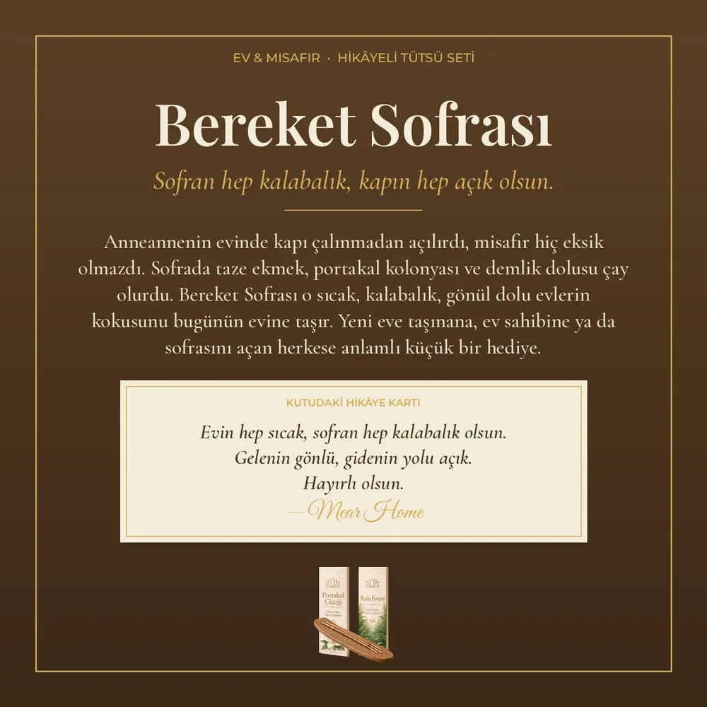 Bereket Sofrası Hikâyeli Tütsü Seti · Orta · görsel 2