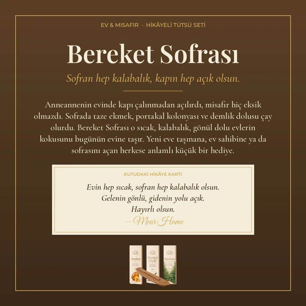 Bereket Sofrası Hikâyeli Tütsü Seti · Premium · görsel 2