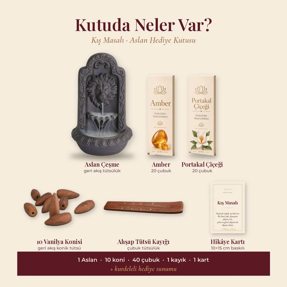 Kış Masalı Aslan Hediye Kutusu · görsel 3