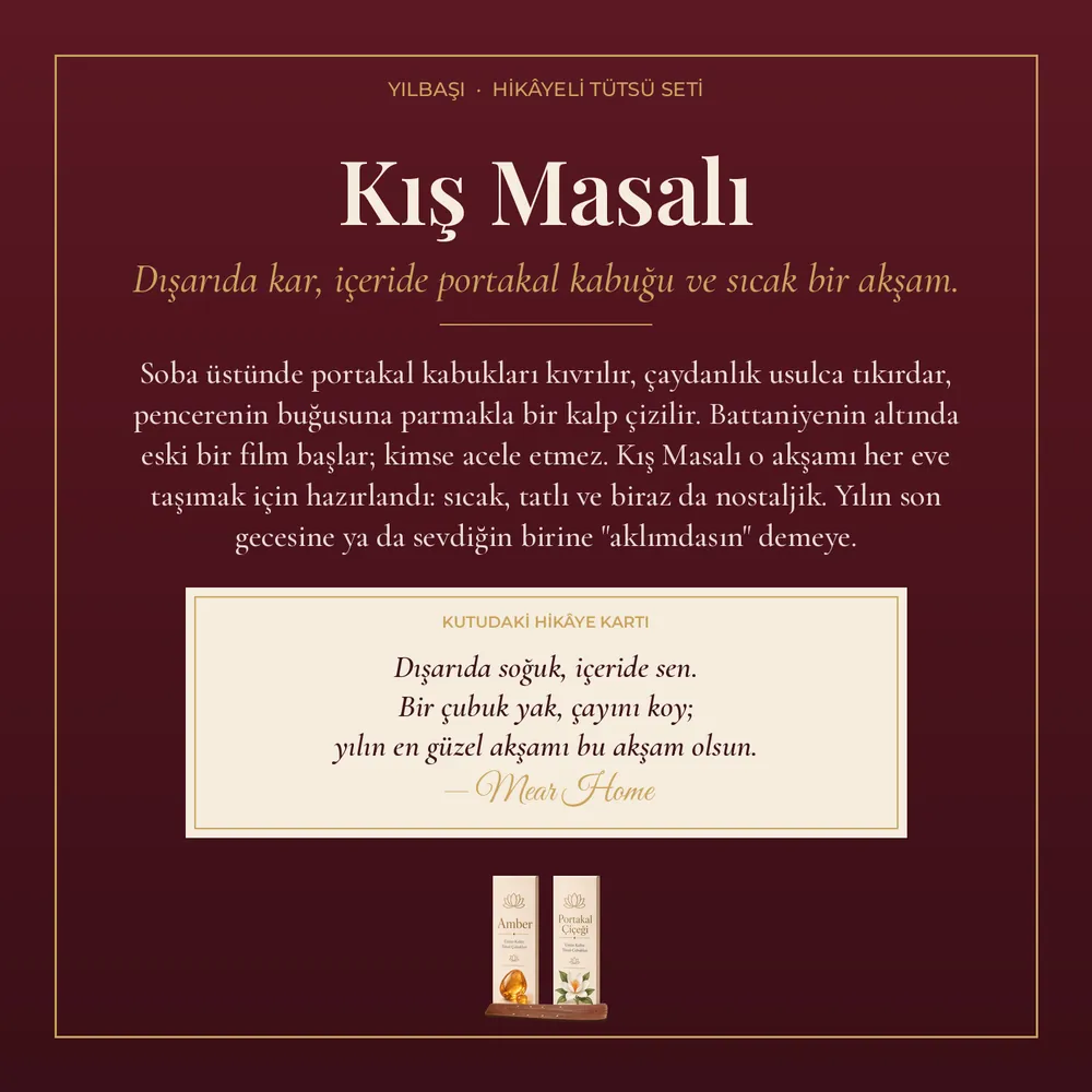 Kış Masalı Hikâyeli Tütsü Seti · Orta · görsel 2