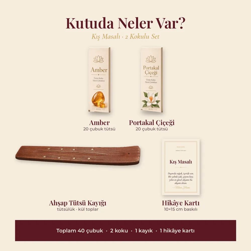 Kış Masalı Hikâyeli Tütsü Seti · Orta · görsel 3