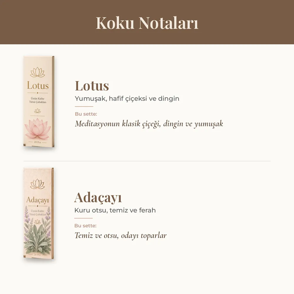 Sessiz Sabah Hikâyeli Tütsü Seti · Orta · görsel 4