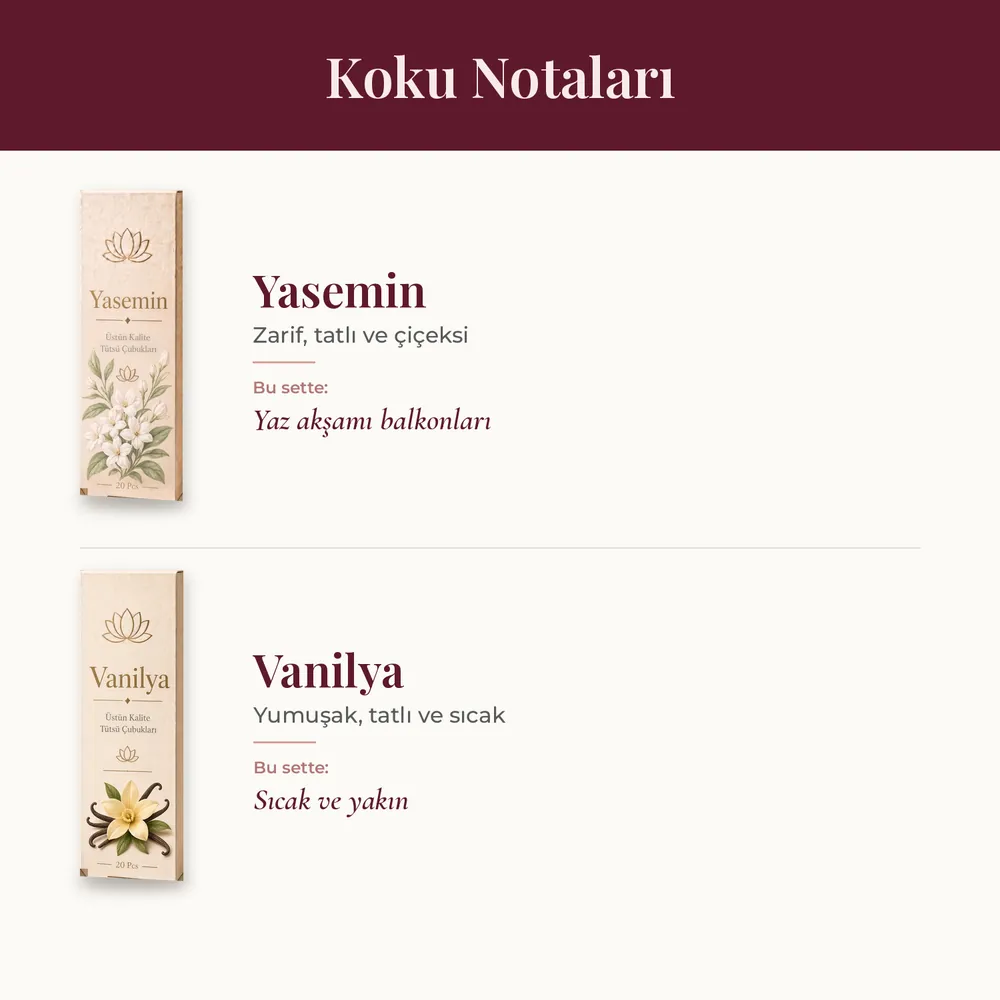 Yasemin Akşamı Hikâyeli Tütsü Seti · Orta · görsel 4